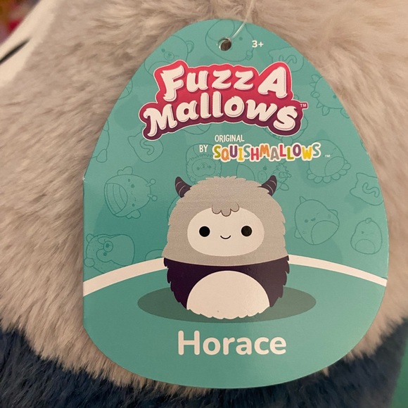 NWT 12” Horace the Yeti Fuzzamallows SQUISHMALLOWS - Picture 3 of 4